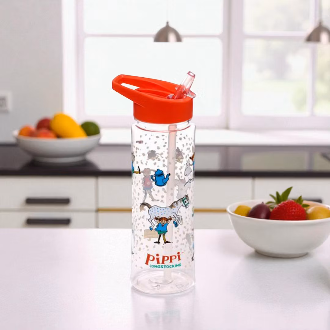 Pippi Långstrump - Splitterfri vattenflaska till barnen