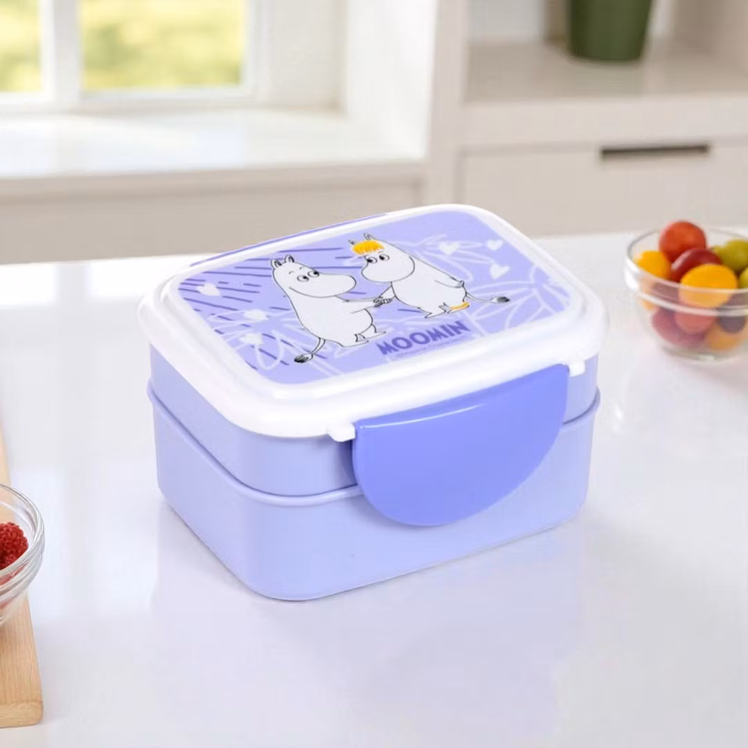 Mumin -  Bento stapelbar lunchlåda med bestick
