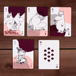Mumin - Kortlek med härliga färger