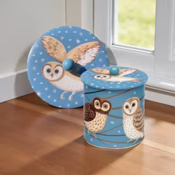 Kakburk i plåt Uggla från Dog & Dome