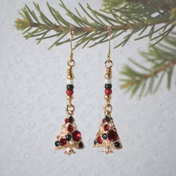 Jul - Söta örhängen med gnistrande gran