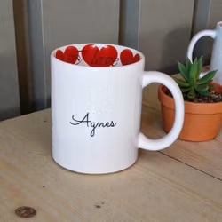 Personlig mugg "I love you"