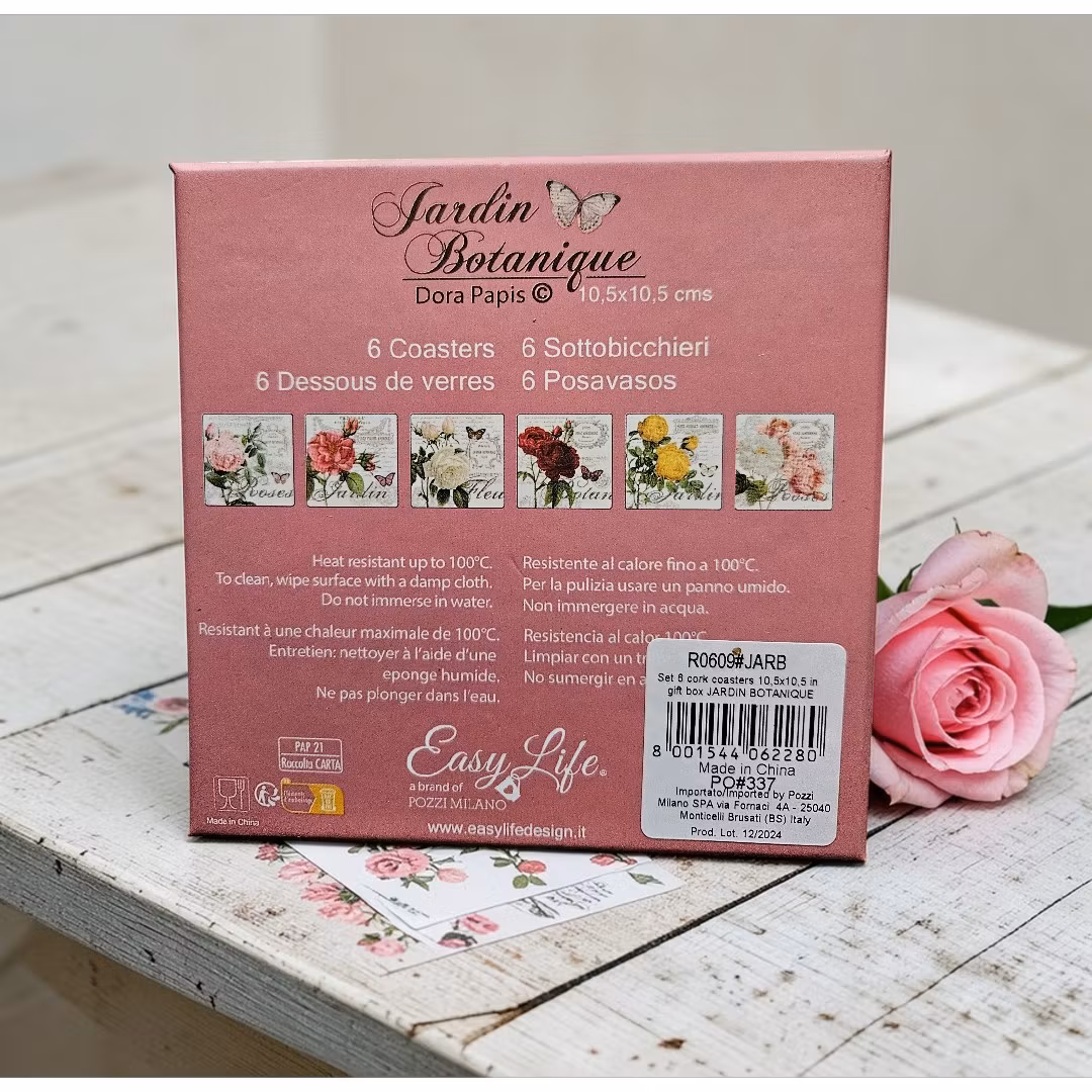 Coasters 6-Pack Botanique glasunderläbb bellebi.se Gällivare Presenter