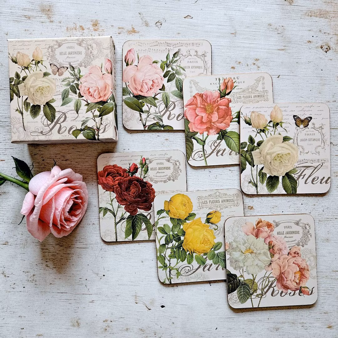 Coasters 6-Pack Botanique