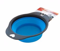 Vikbar skål