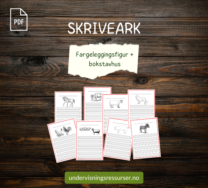 PDF Dyr på Gården - Bondegård - Tredelskort
