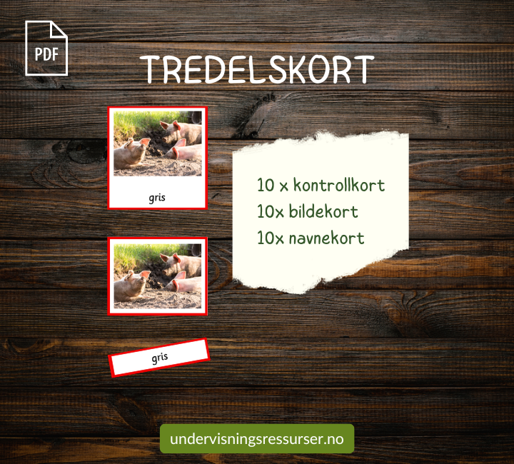 PDF Dyr på Gården - Bondegård - Tredelskort
