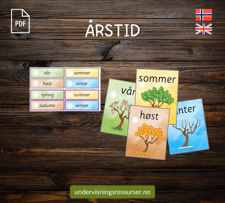 PDF Kalender og vær - store kort til tavla i klasserommet