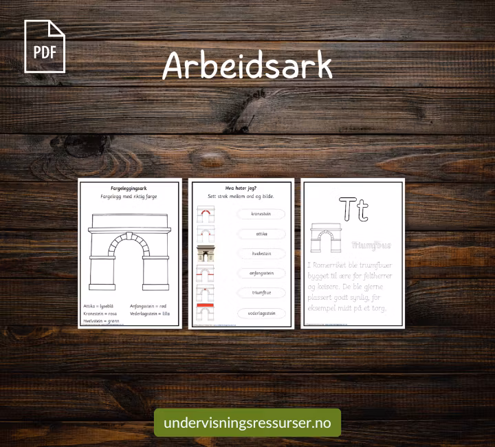 PDF Triumfbuens deler - Romerriket - Samfunnsfag, byggekunst & geometri