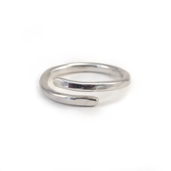 Wrap – Öppen Ring i Återvunnet Silver