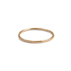 18k Återvunnet Guld Tunn Ring 1,2 mm Rödguld