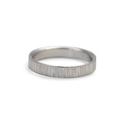 Ring Bark 4,5 mm i Återvunnet Silver