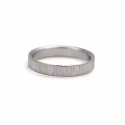 Ring Bark 4,5 mm i Återvunnet Silver