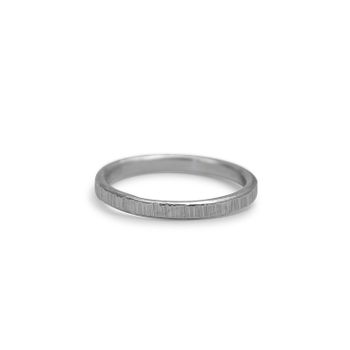 Ring Bark 2,5 mm i Återvunnet Silver