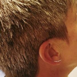 Ear Climber – Örhänge i Återvunnet Silver