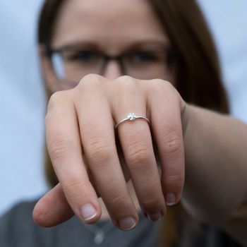 Frö - Ring i Återvunnet Silver
