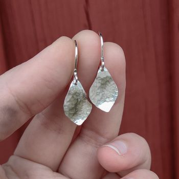 Bris Örhängen Återvunnet Silver
