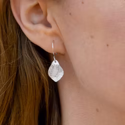 Bris Örhängen Återvunnet Silver