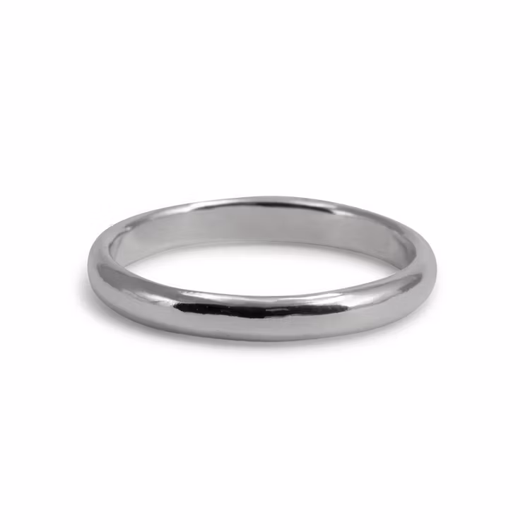 Handgjord silverring Återvunnet silver