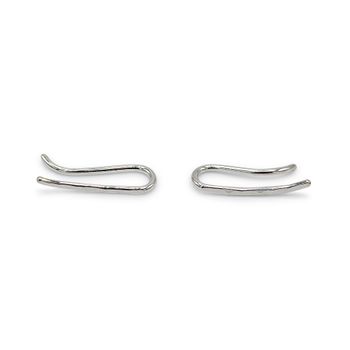 Ear Climber Kort – Örhänge i Återvunnet Silver