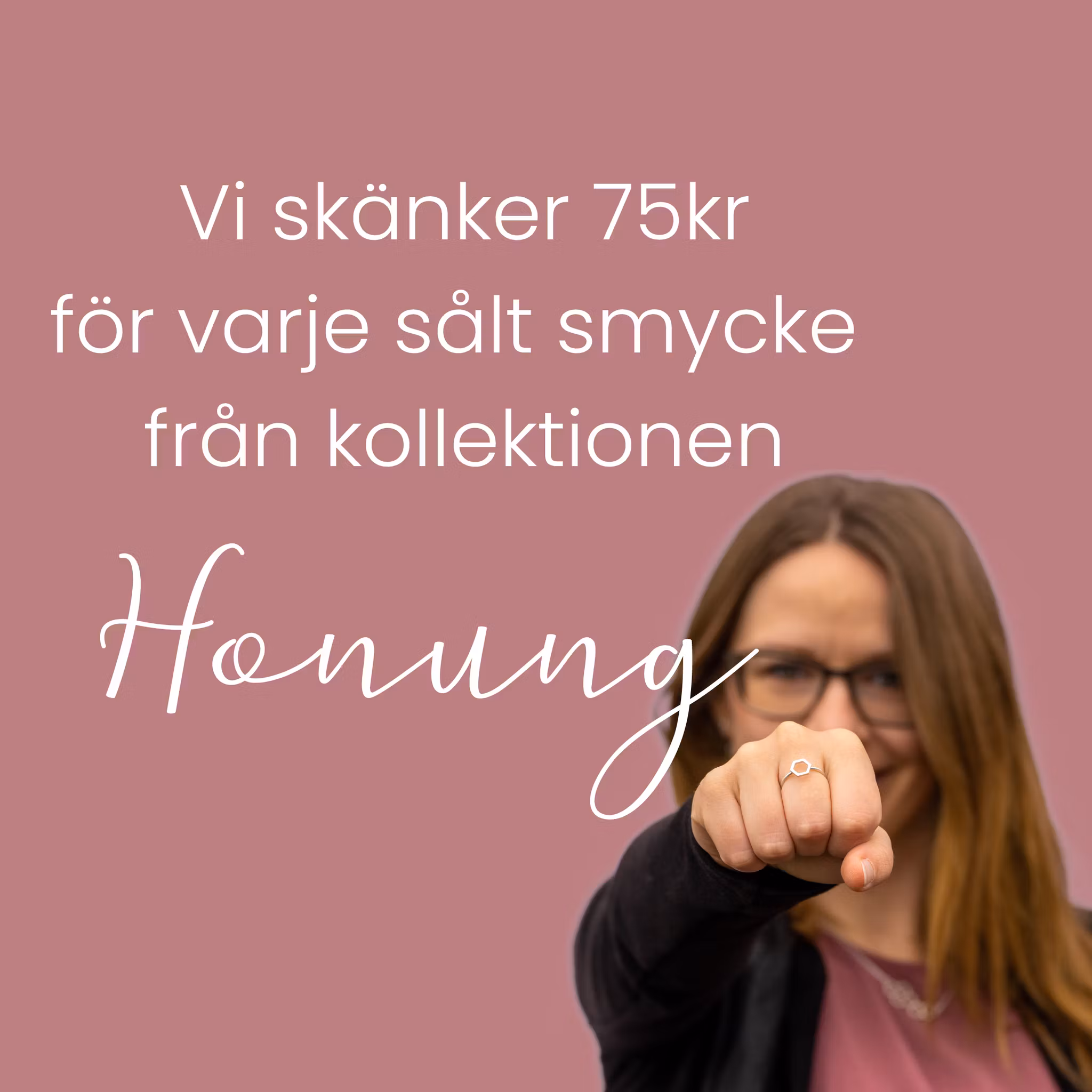Honung Armband Återvunnet Silver