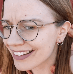 Ear Jacket - Örhänge Cirkel i Återvunnet Silver