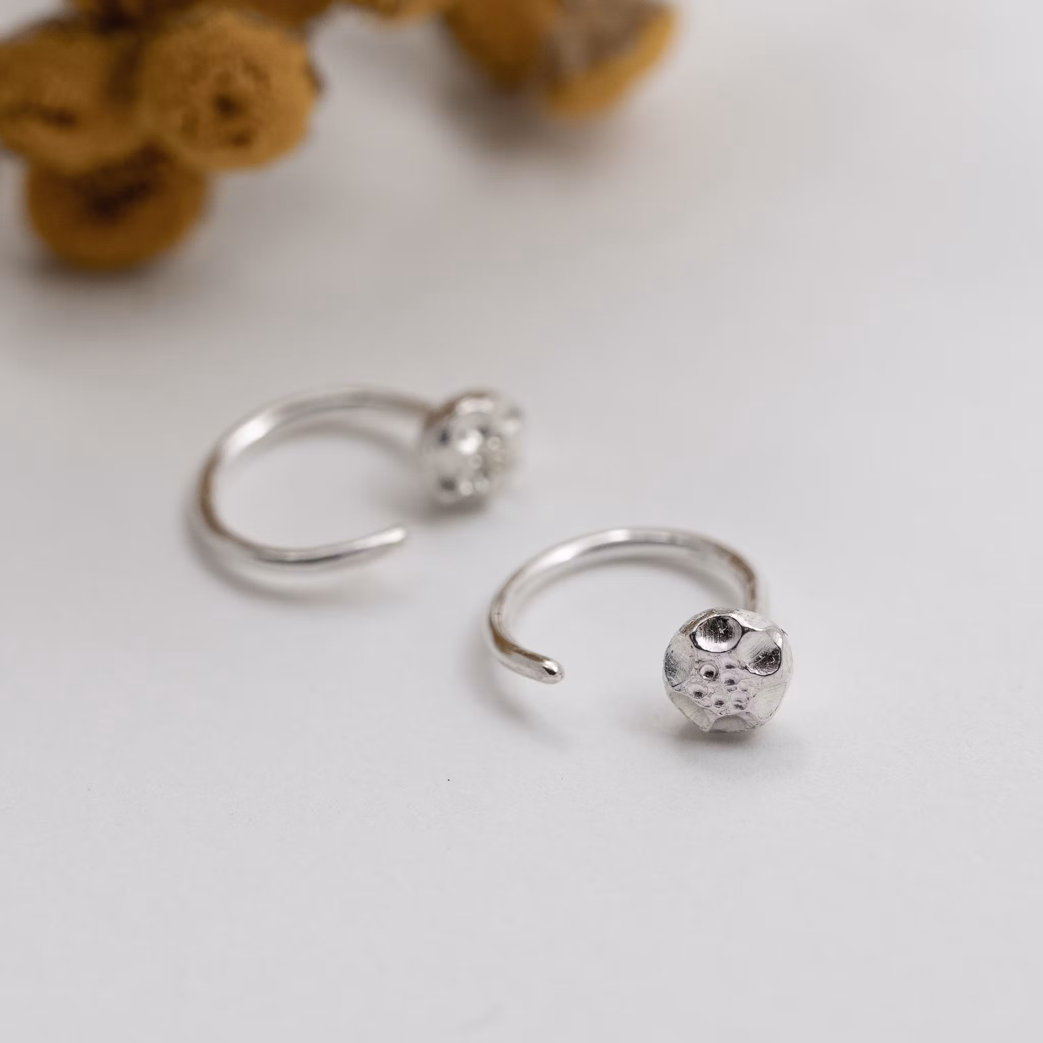 Frö Paket Örhängen och Halsband Återvunnet Silver