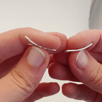 Ear Climber – Örhänge i Återvunnet Silver