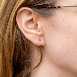 18K Mini-Venus - Comfort Örhängen i Återvunnet Guld