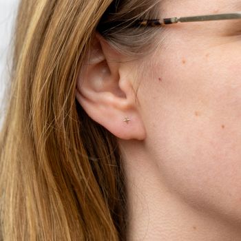 18K Microstjärnor - Comfort Örhängen i Återvunnet Guld