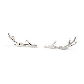 Horn Climber – Örhänge i Återvunnet Silver