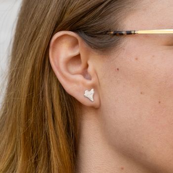 Kantarell Comfort - Örhängen i Återvunnet Silver
