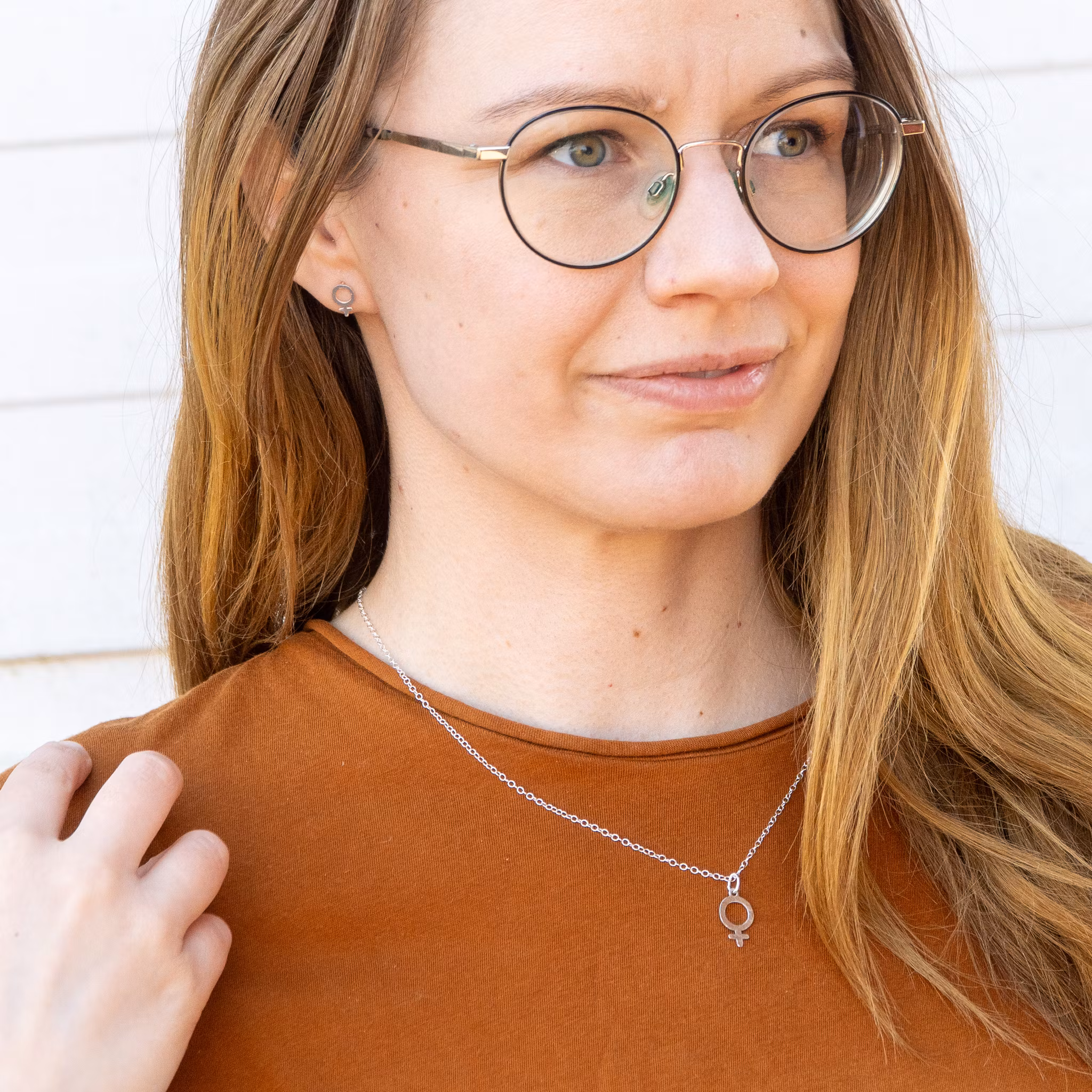 Venus Set - Örhängen och Halsband i Återvunnet Silver