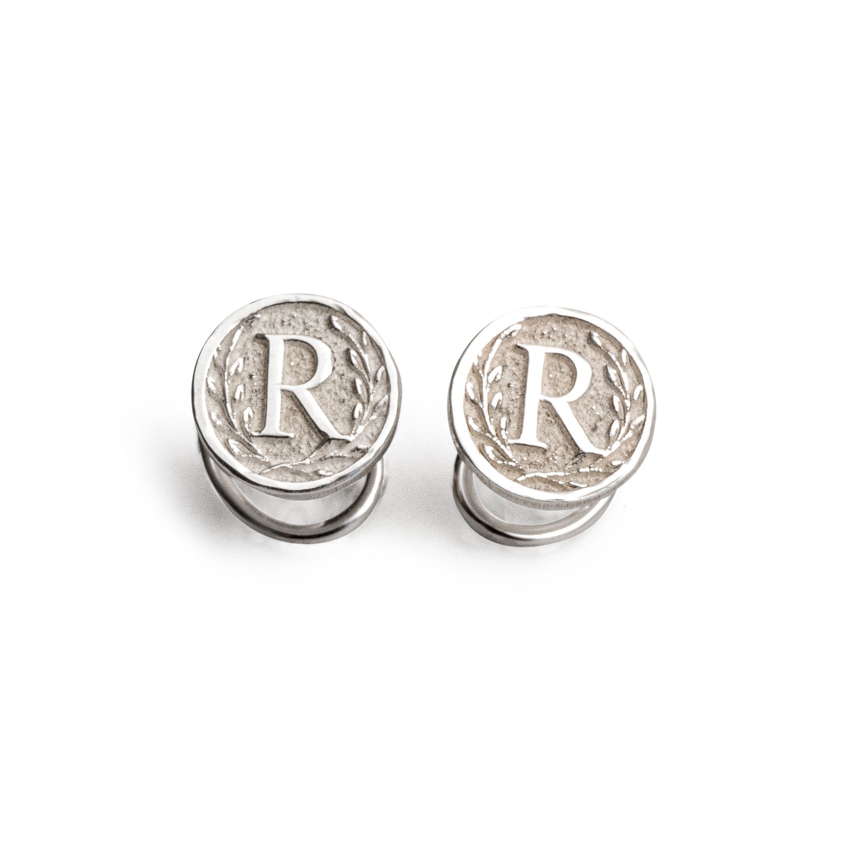 Letter Coin - Comfort Örhängen i Återvunnet Silver