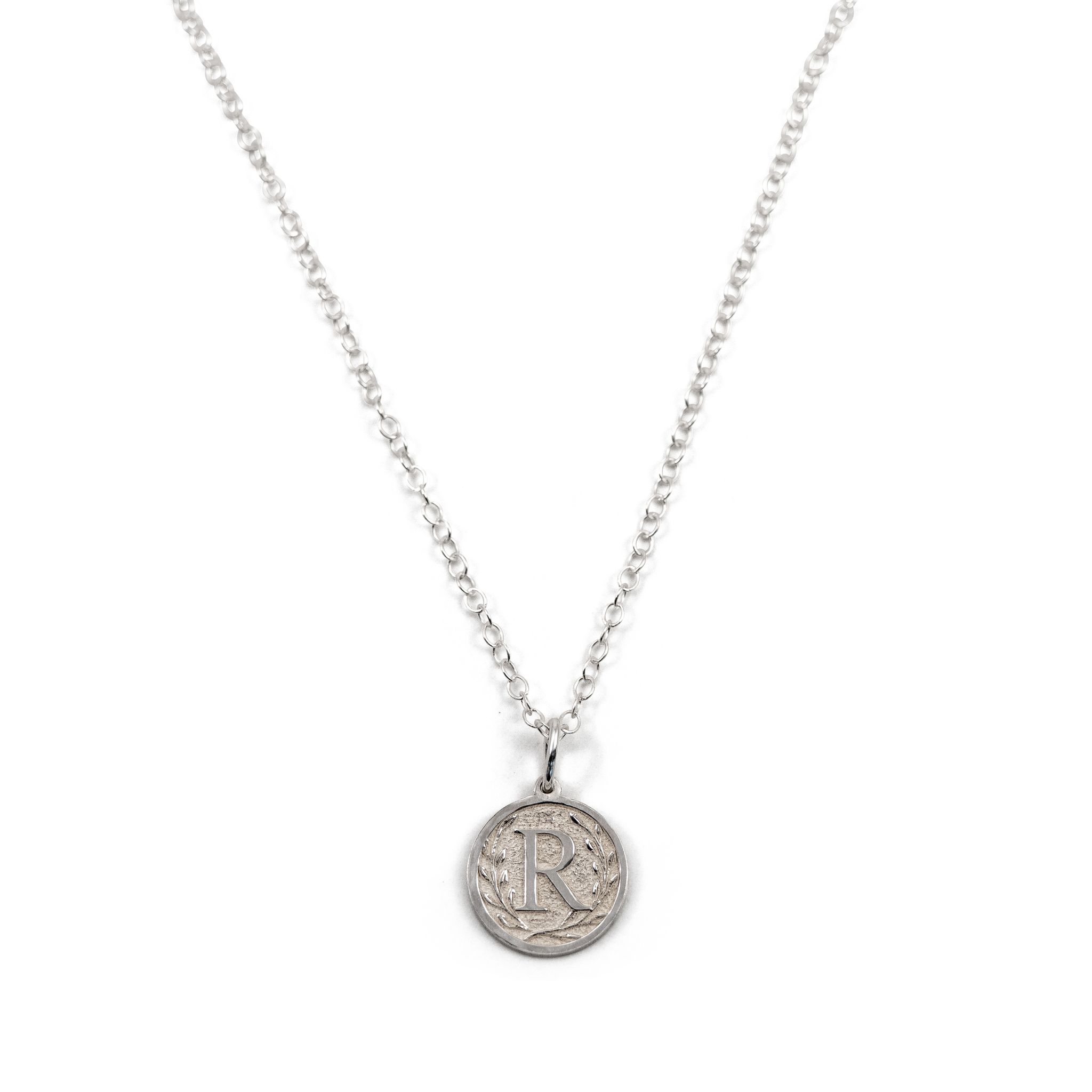 Letter Coin - Berlock Återvunnet Silver