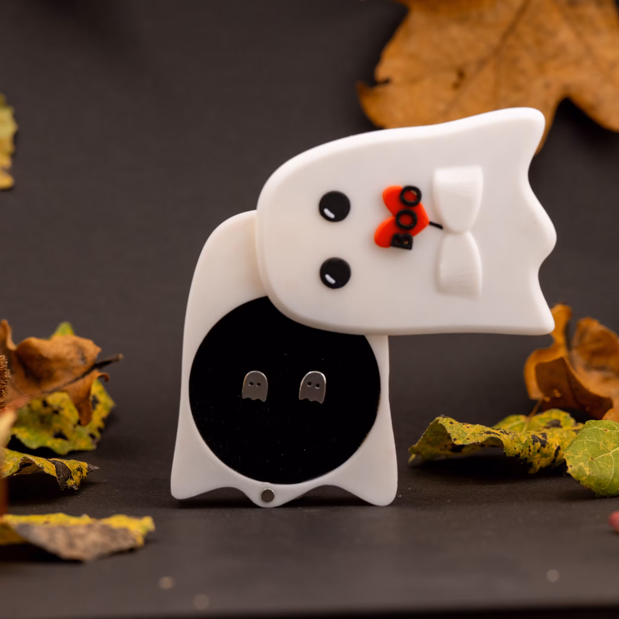 Spöke Comfort - Örhängen Halloween i Återvunnet Silver