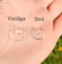 Ear Jacket - Örhänge Cirkel i Återvunnet Silver