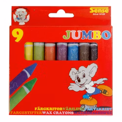 Sense Jumbo Vaxkritor 9-pack
