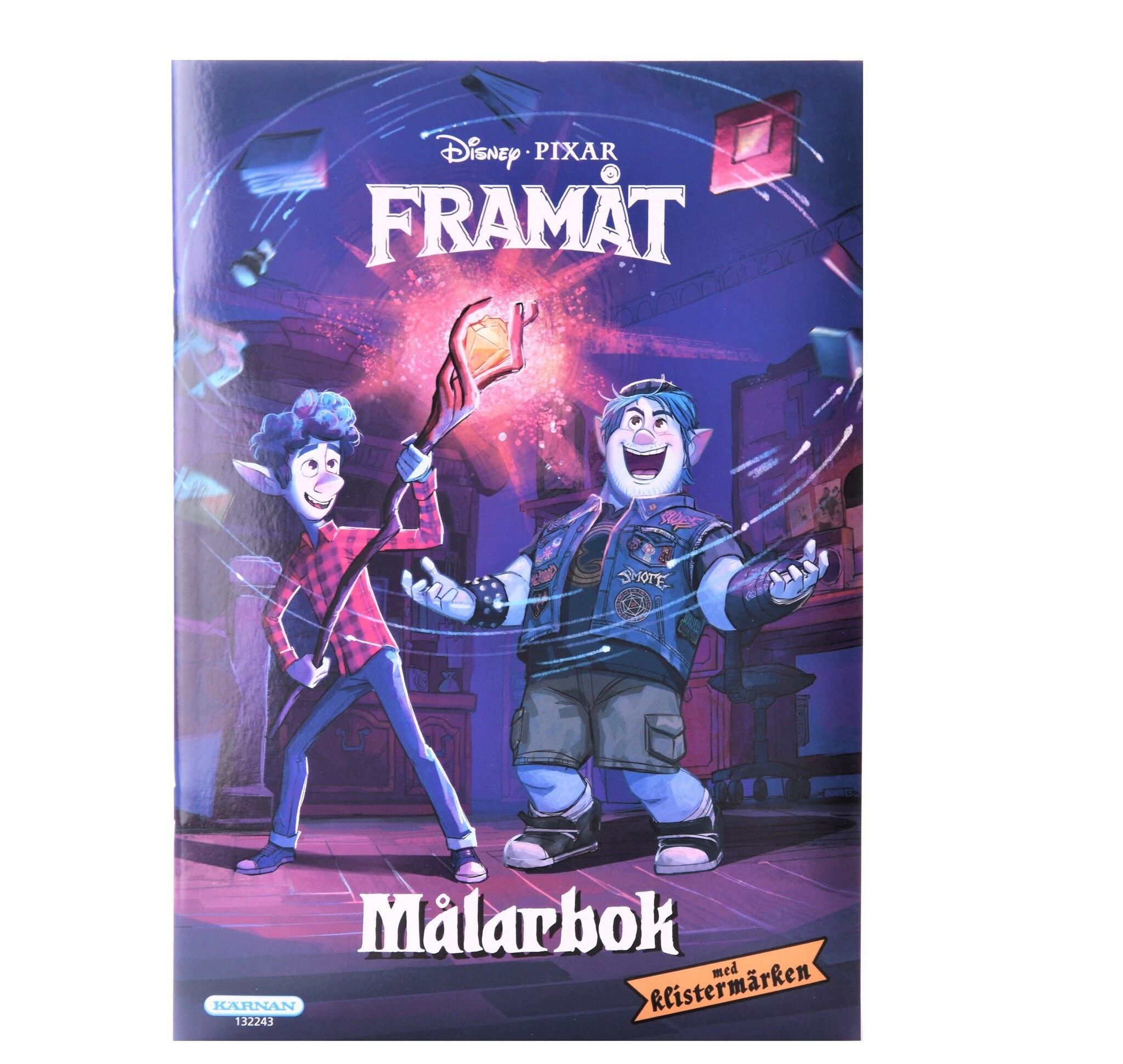Målarbok med klistermärken från Disneys film Framåt. Tomiti Leksaker