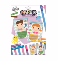Pysselset fläta papper - Sjöjungfru