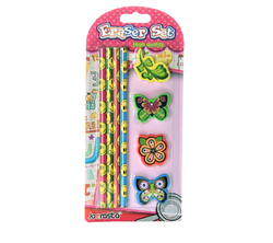 4 pack - Pennor & Suddgummi