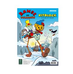 Bamse och vulkanön - Ritblock