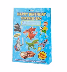 Happy Birthday Kalaspåse - Blå Överraskningspåse