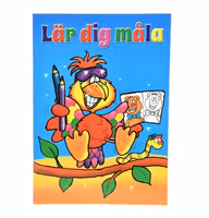 Lär dig måla - Målarbok