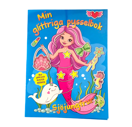 Min Glittriga Pysselbok - Sjöjungfru