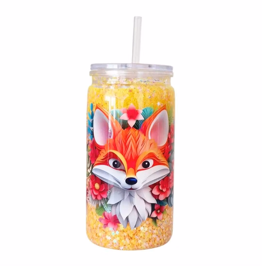 Glitter kopp - Räv