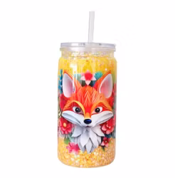 Glitter kopp - Räv