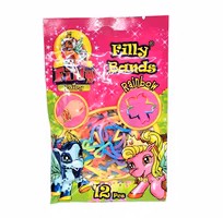 Filly Bands -  Regnbågs armband 12-pack