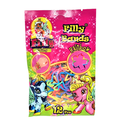 Filly Bands -  Regnbågs armband 12-pack