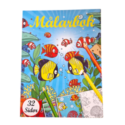 Målarbok - Fiskar
